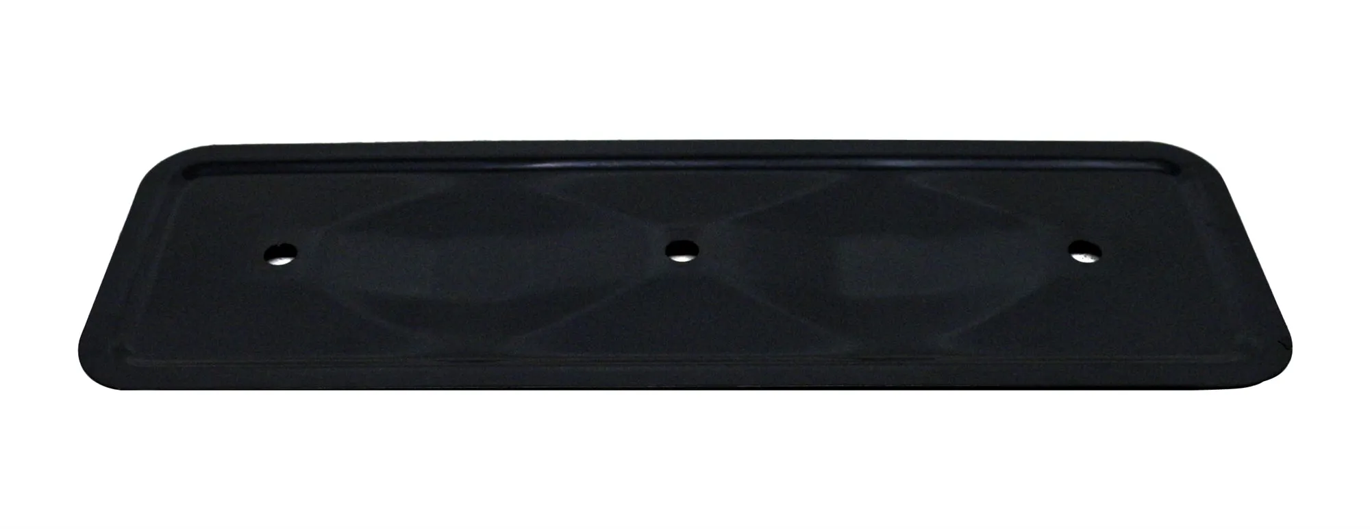 1962-74 CHEVY 194-230-250 STRAIGHT-INLINE 6 CYLINDER STEEL VALVE COVER SIDE PLATE - BLACK (One Plate Only)