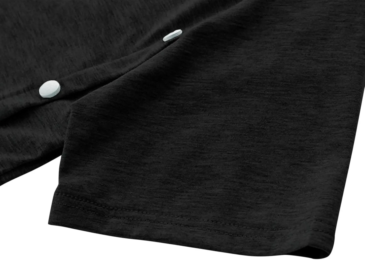 Men's T-Shirts Trendy Button Design Tops Men Crewneck Short Sleeve Regular Fit Casual Summer Dress Tops Tee Loose