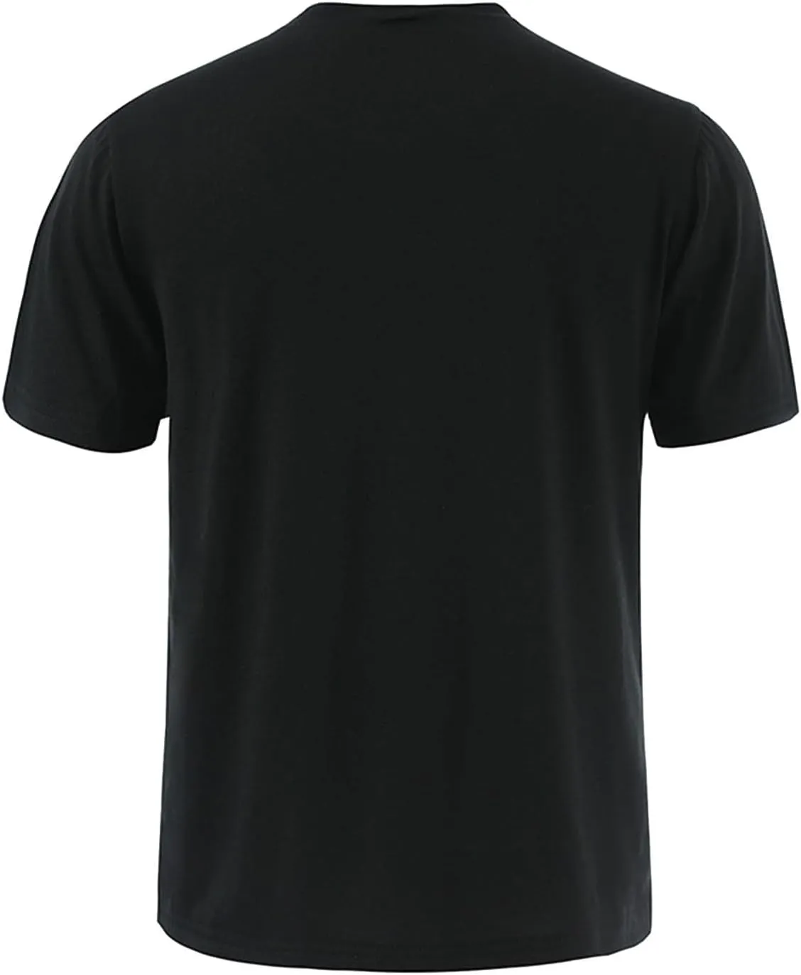 Men's T-Shirts Trendy Button Design Tops Men Crewneck Short Sleeve Regular Fit Casual Summer Dress Tops Tee Loose