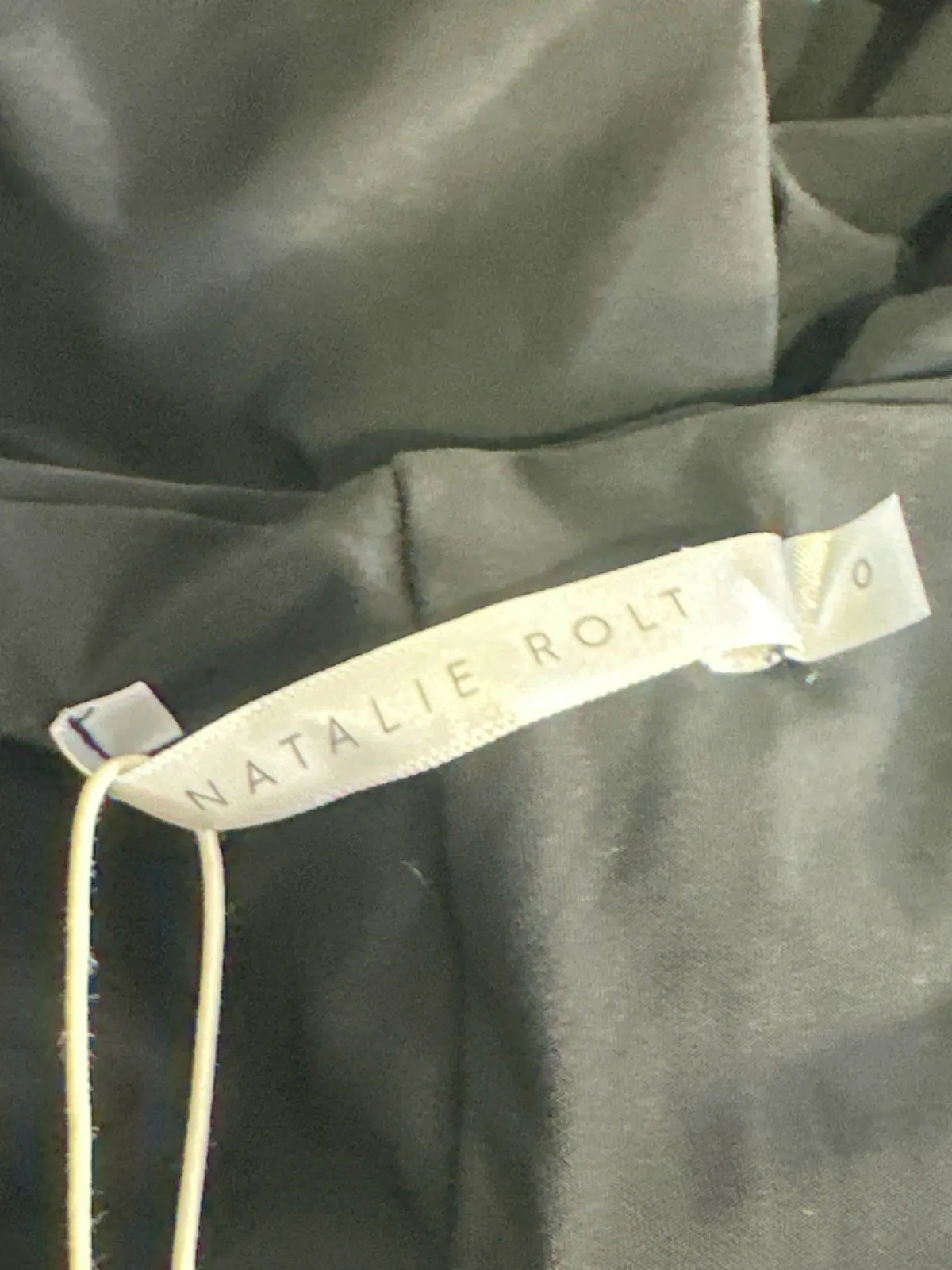 Natalie Rolt Black Gown UK 6